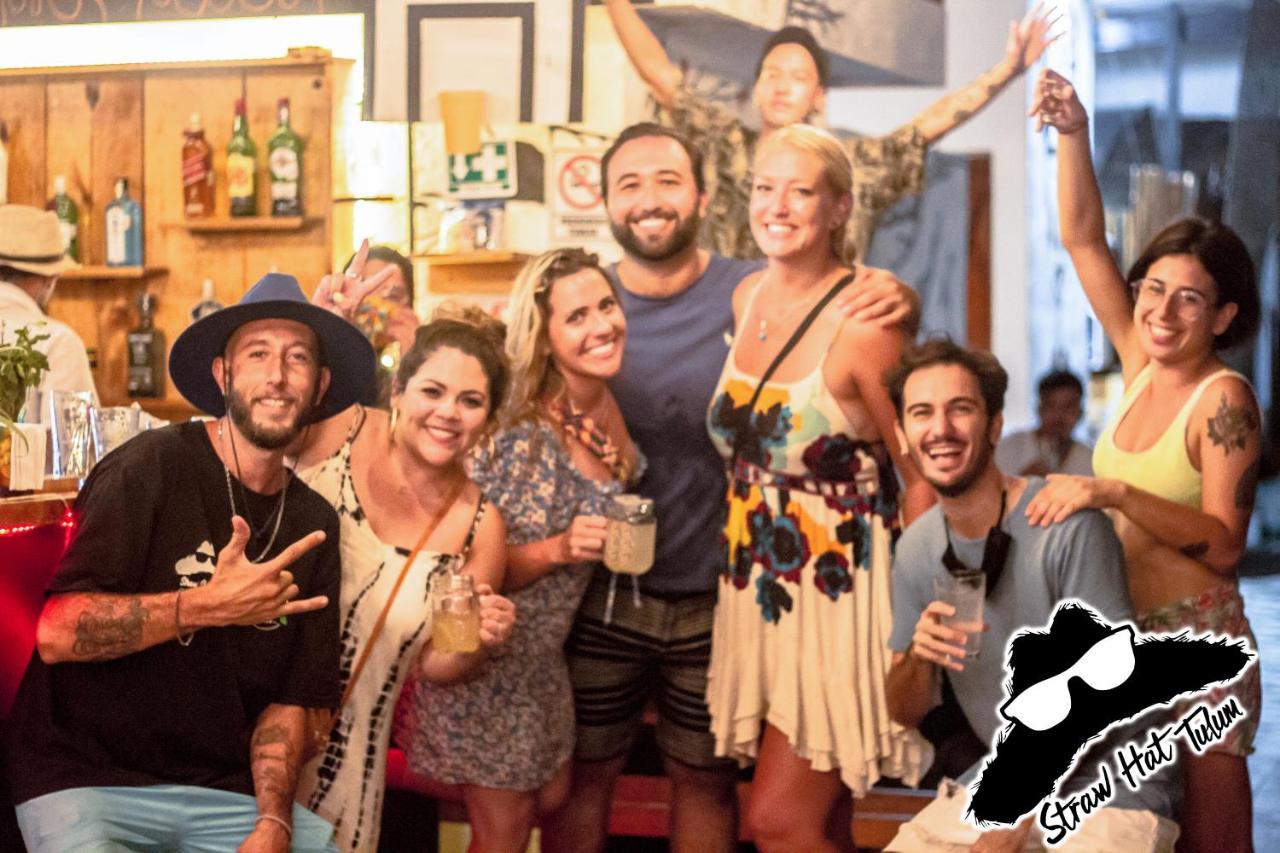 Straw Hat Hostel & Rooftop Bar Tulum Exterior foto