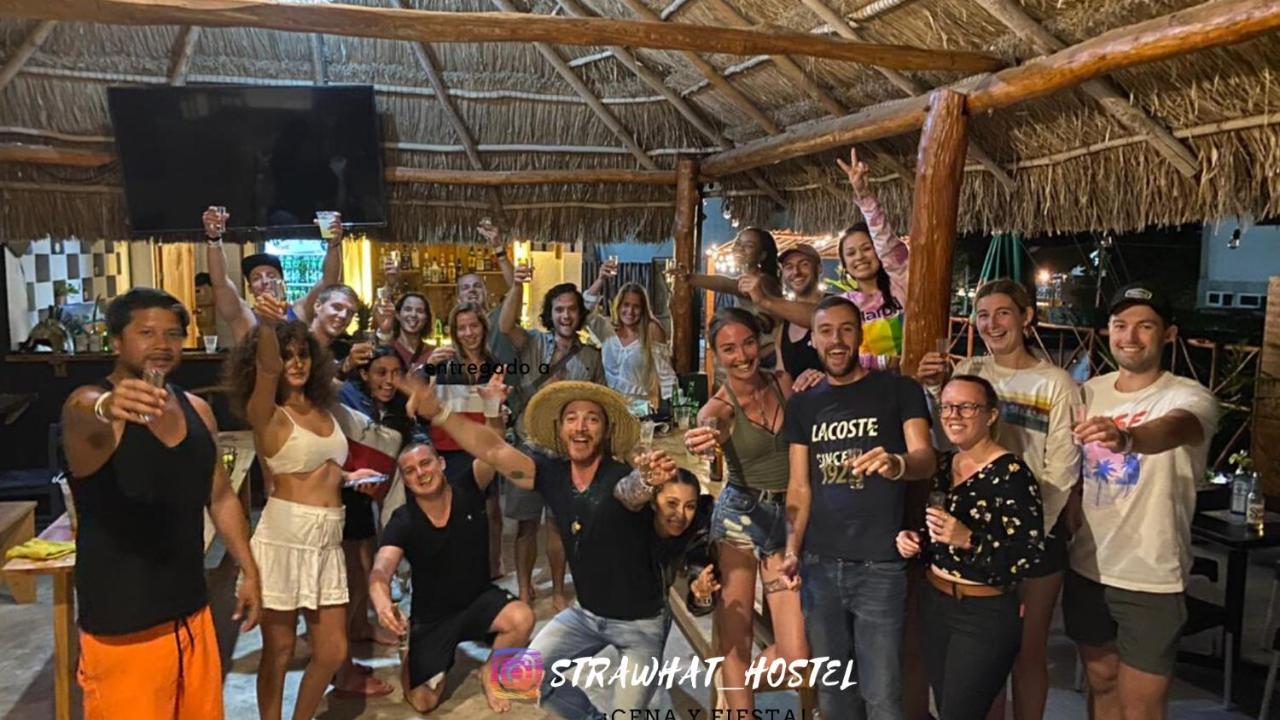 Straw Hat Hostel & Rooftop Bar Tulum Exterior foto