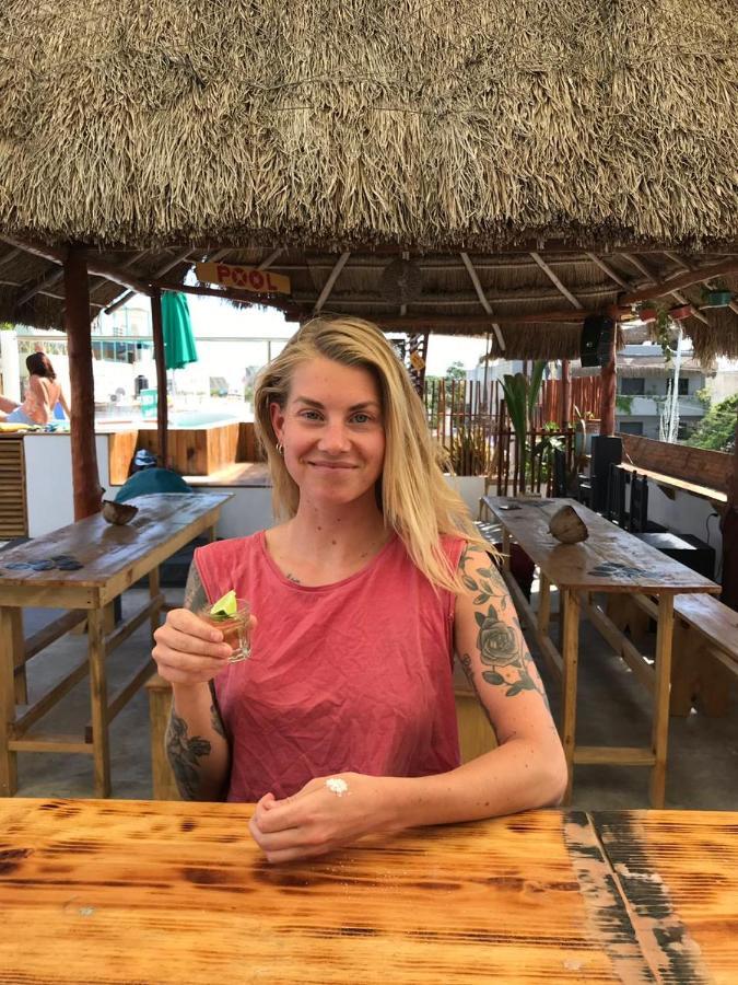 Straw Hat Hostel & Rooftop Bar Tulum Exterior foto