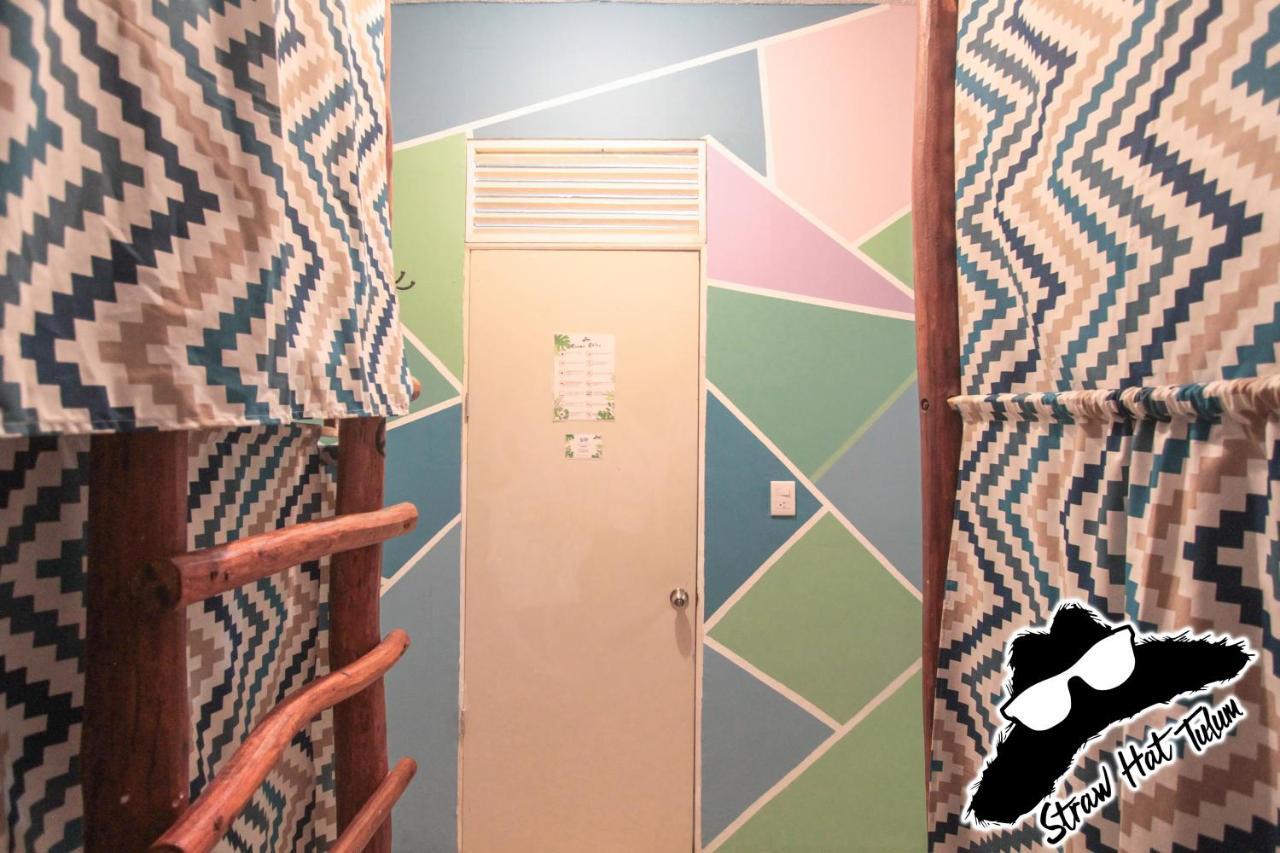 Straw Hat Hostel & Rooftop Bar Tulum Exterior foto