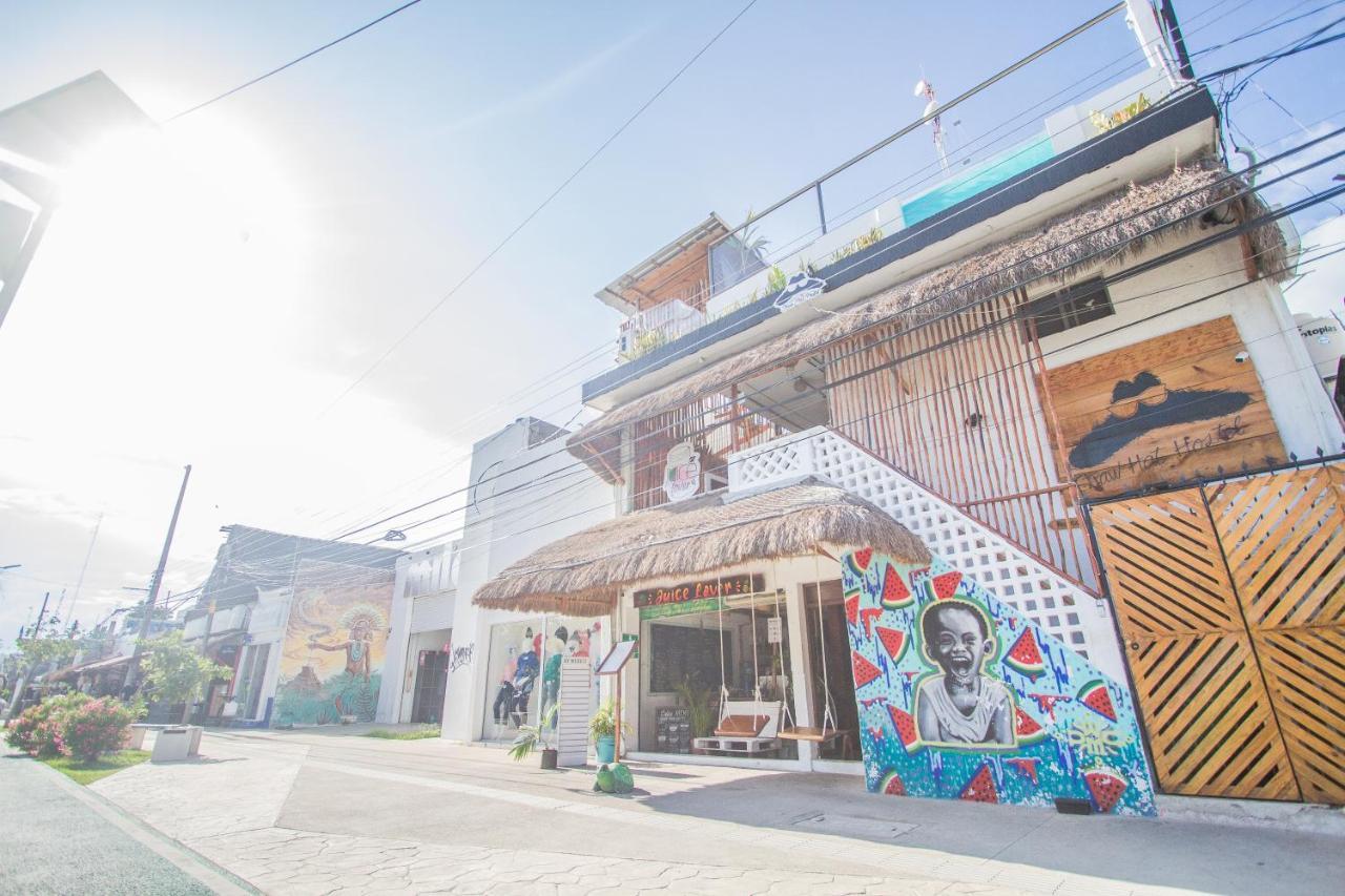 Straw Hat Hostel & Rooftop Bar Tulum Exterior foto