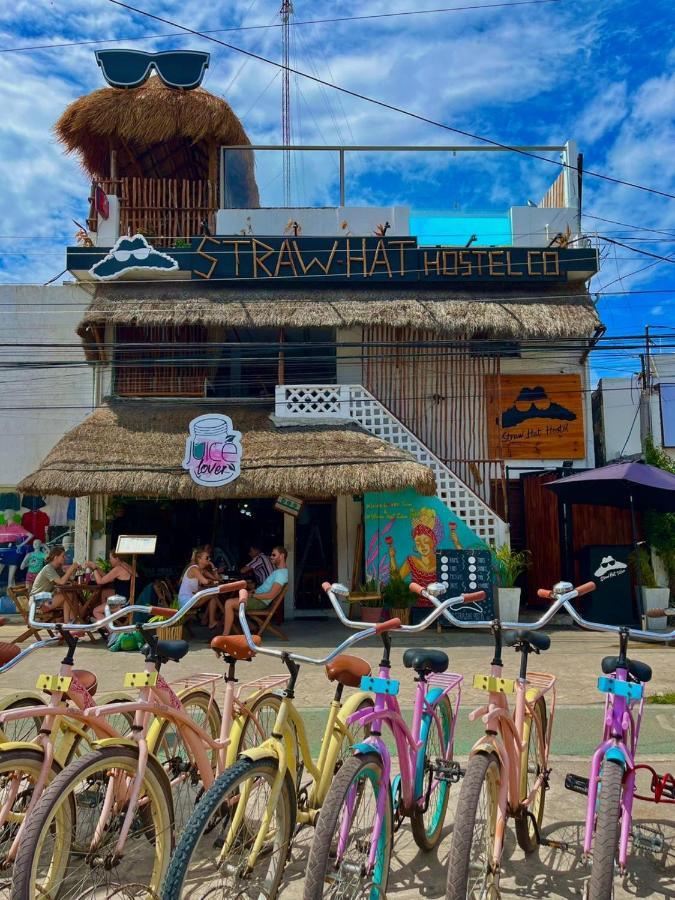 Straw Hat Hostel & Rooftop Bar Tulum Exterior foto